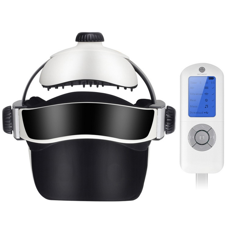 Casque de massage de la tête à pression d'air automatique