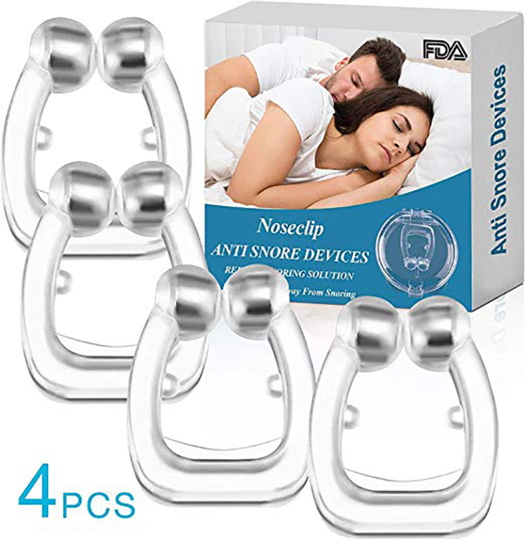 Aimant Magnétique Anti Ronflement Nez Aide Clip Snore Stopper