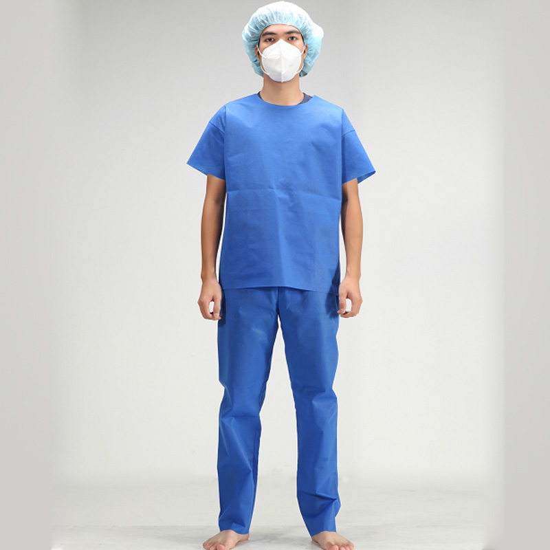 Uniformes de gommage de pyjamas opaques pour patients médicaux