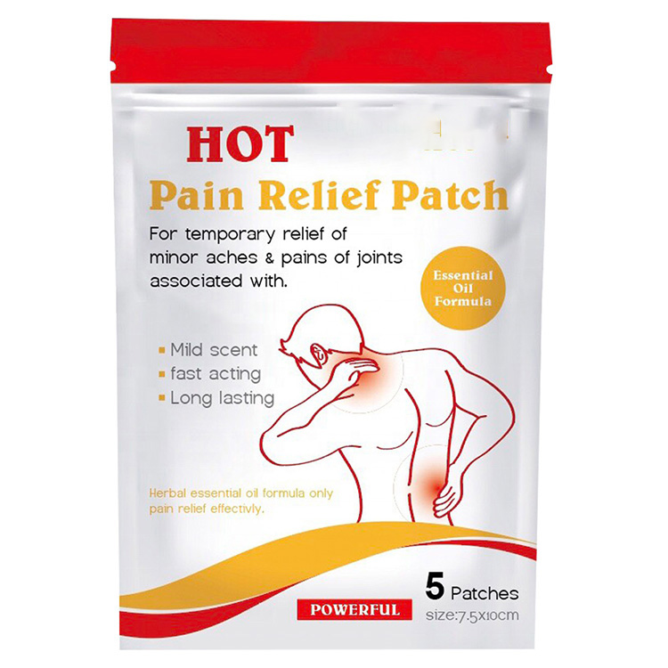 Patch musculaire pour le soulagement de la douleur aux huiles essentielles Nature