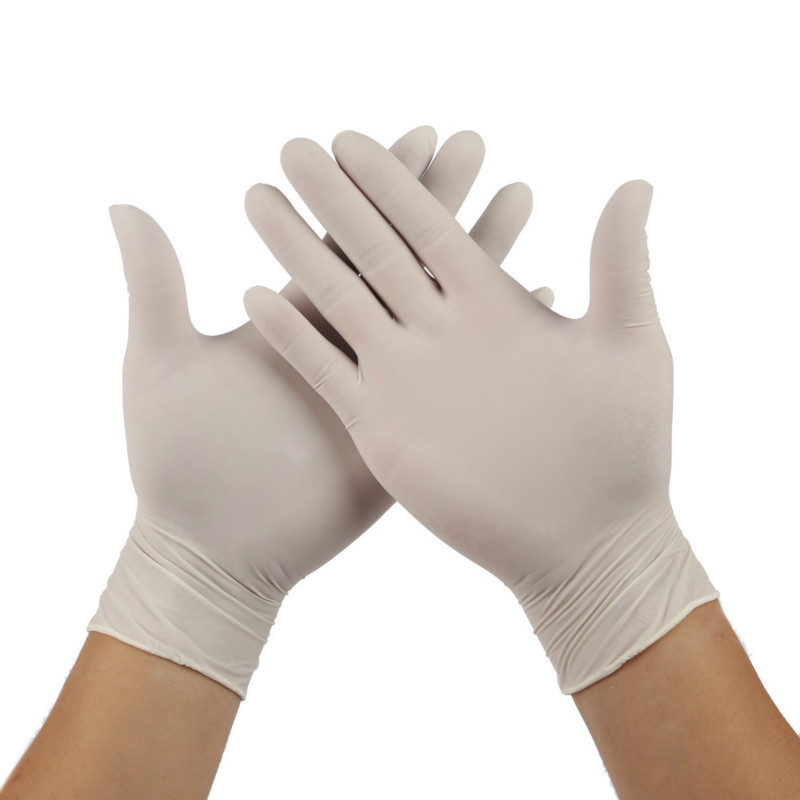 Gants en latex jetables sans poudre