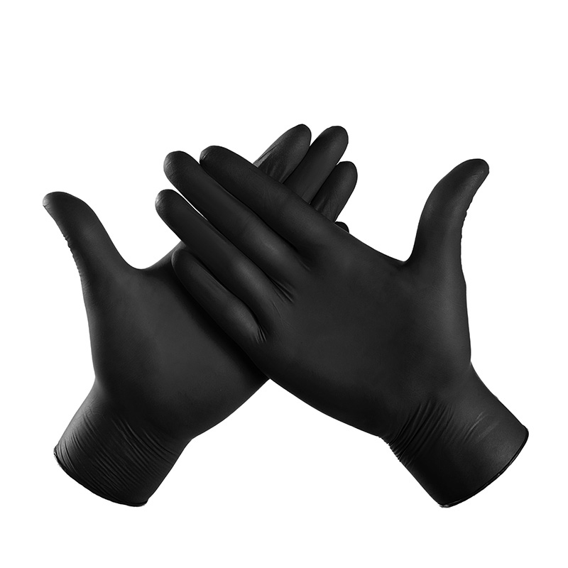 Gants en nitrile jetables sans poudre pour qualité alimentaire