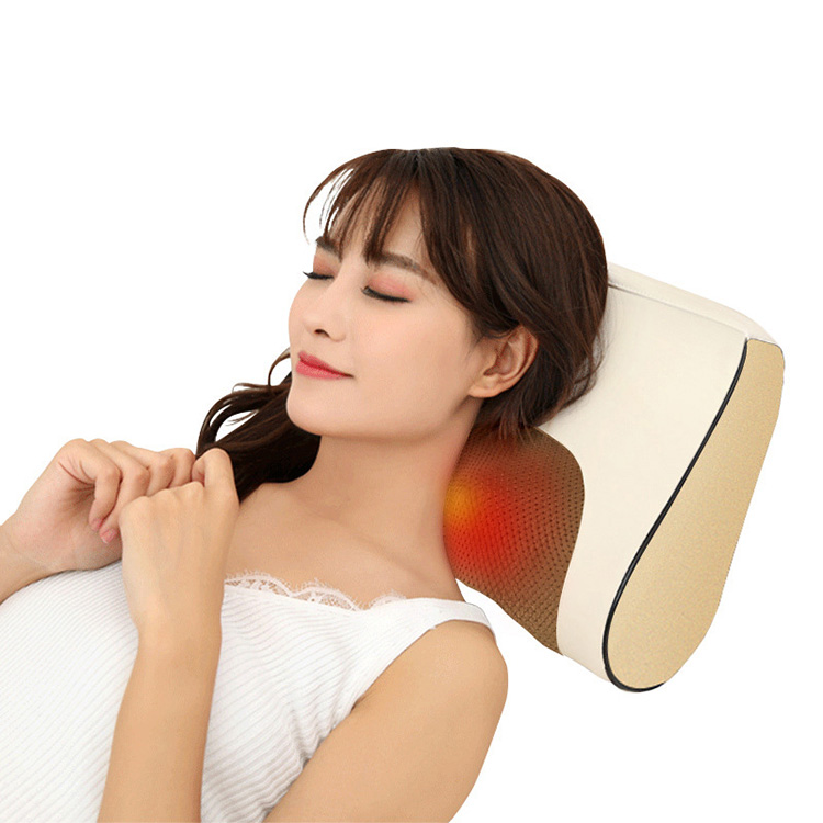 Oreiller de massage coloré multifonctionnel sans fil portable de voyage